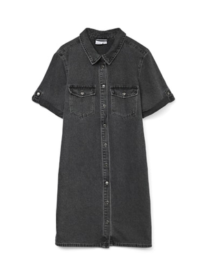 VMJENNIE SS SHORT DENIM DRESS GA NOOS
