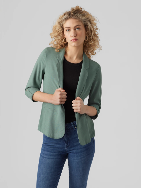 VMJESMILO 3/4 LOOSE BLAZER WVN NOOS