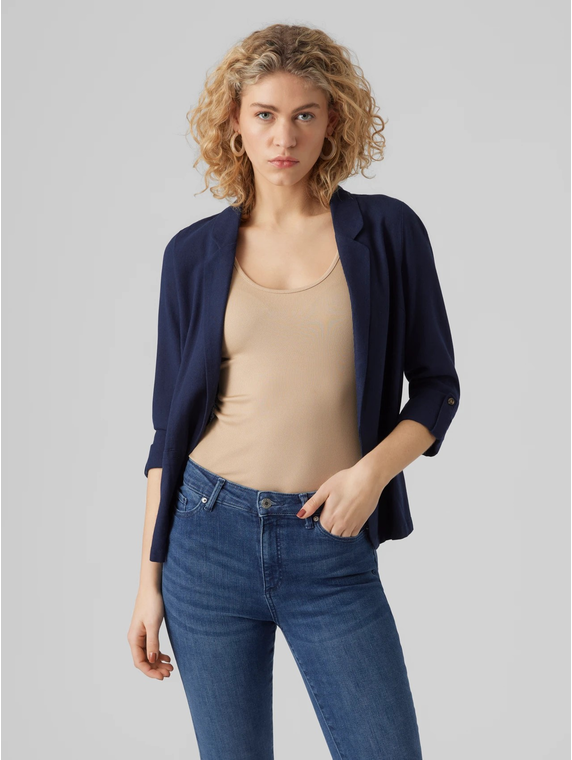 VMJESMILO 3/4 LOOSE BLAZER WVN NOOS