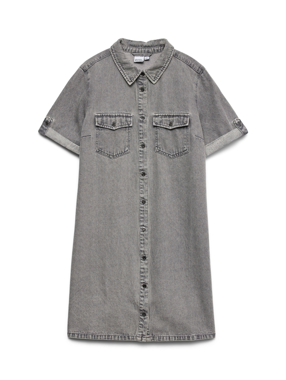 VMJENNIE SS SHORT DENIM DRESS GA NOOS