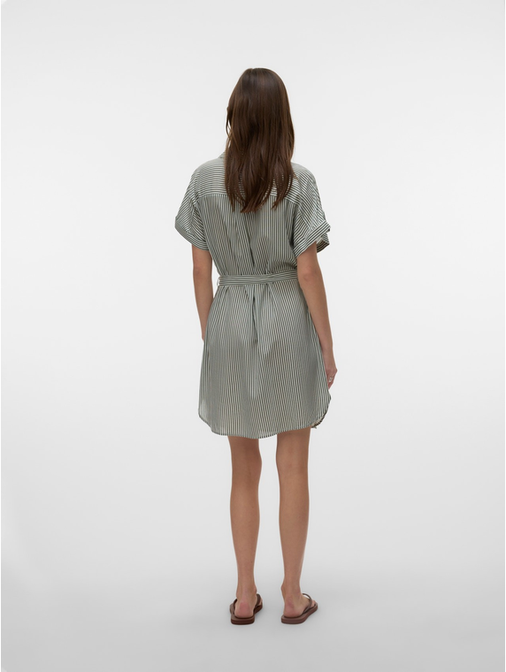 VMBUMPY SS SHORT SHIRT DRESS WVN NOOS