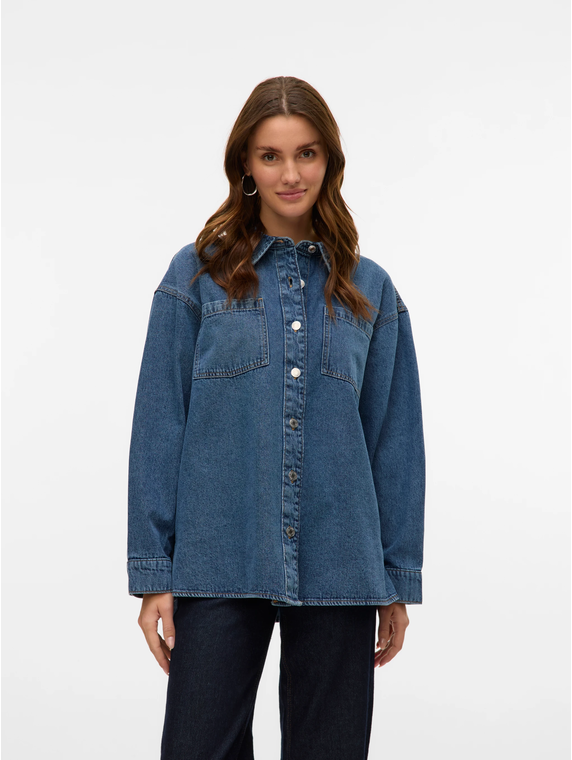 VMJENNIE LS OVERSIZE DENIM SHIRT GA NOOS