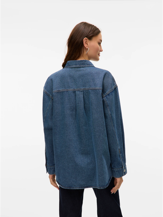 VMJENNIE LS OVERSIZE DENIM SHIRT GA NOOS