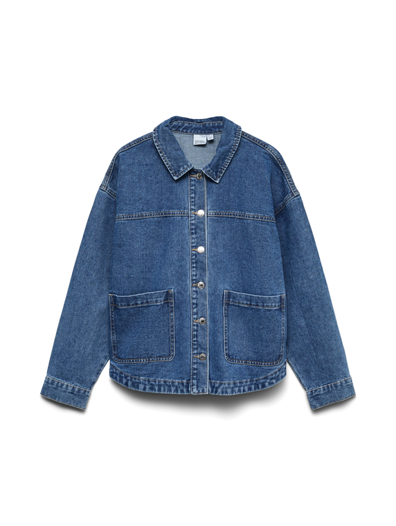 VMJAMIE LS DENIM SHACKET MIX GA NOOS