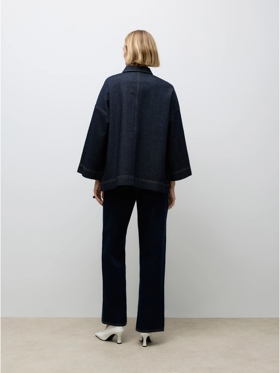 AWVERENA LS OVERSIZED DNM JACKET