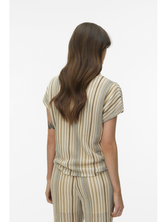 VMDEMI SS V-NECK TOP JRS GA