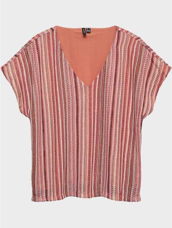 VMDEMI SS V-NECK TOP JRS GA
