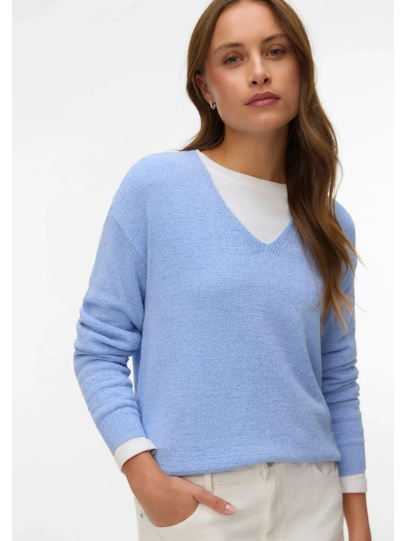 VMCHARITY LS V-NECK PULLOVER NOOS