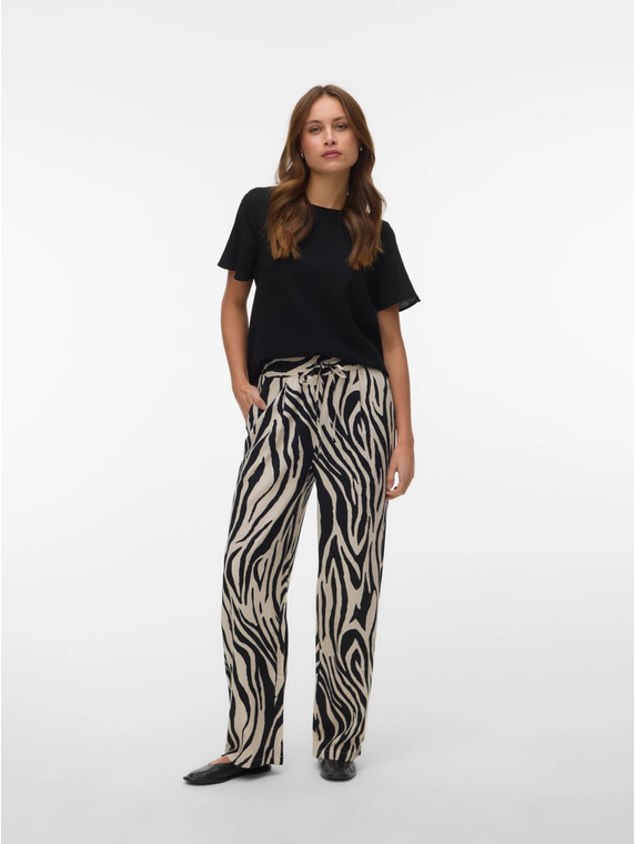 VMMYMILO SS O-NECK TOP WVN GA BOO