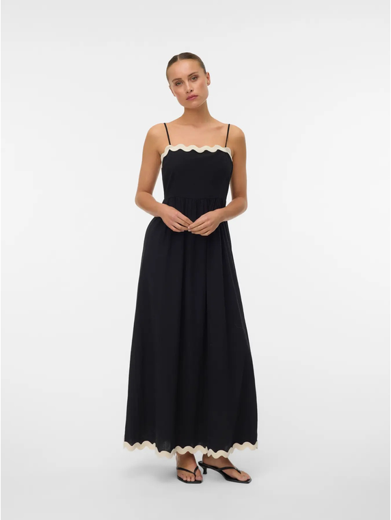 VMJENNA SINGLET ANKLE DRESS WVN BTQ GA