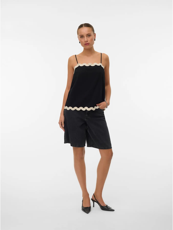 VMJENNA SINGLET TOP WVN BTQ GA