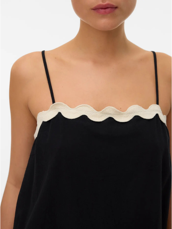 VMJENNA SINGLET TOP WVN BTQ GA