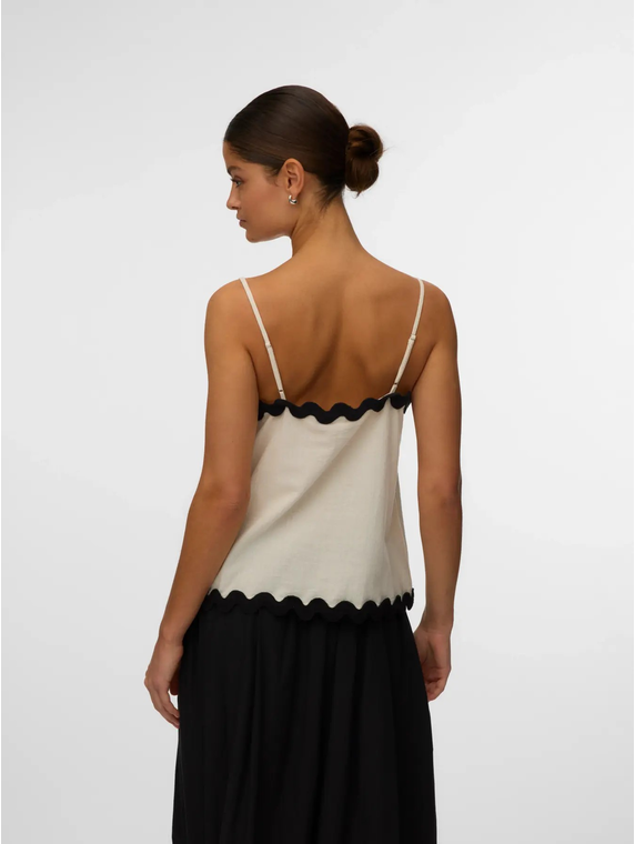 VMJENNA SINGLET TOP WVN BTQ GA