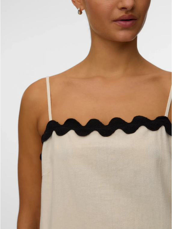 VMJENNA SINGLET TOP WVN BTQ GA