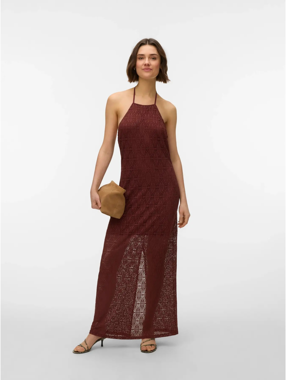 VMMAYA HALTERNECK ANKEL DRESS JRS