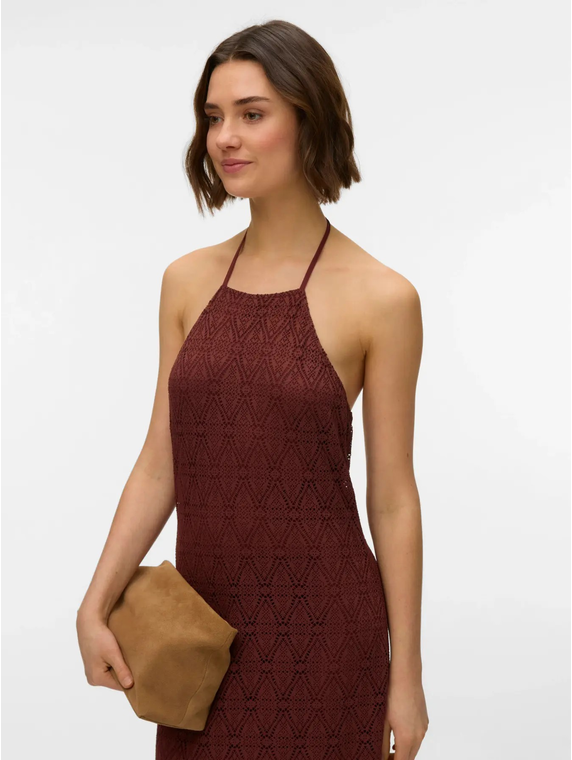 VMMAYA HALTERNECK ANKEL DRESS JRS