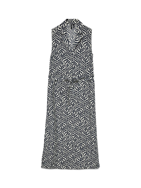 VMJOSIE SL V-NECK 7/8 DRESS WVN GA