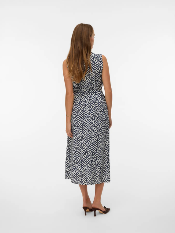 VMJOSIE SL V-NECK 7/8 DRESS WVN GA