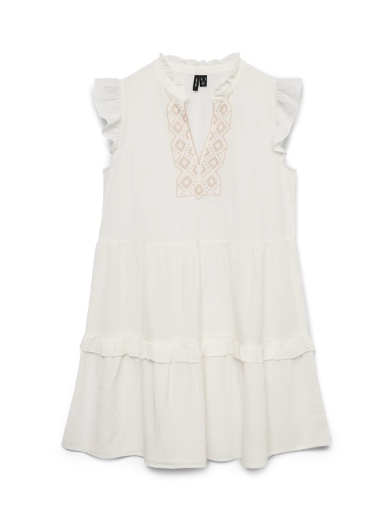 VMDICTHE EMB SHORT DRESS WVN GA