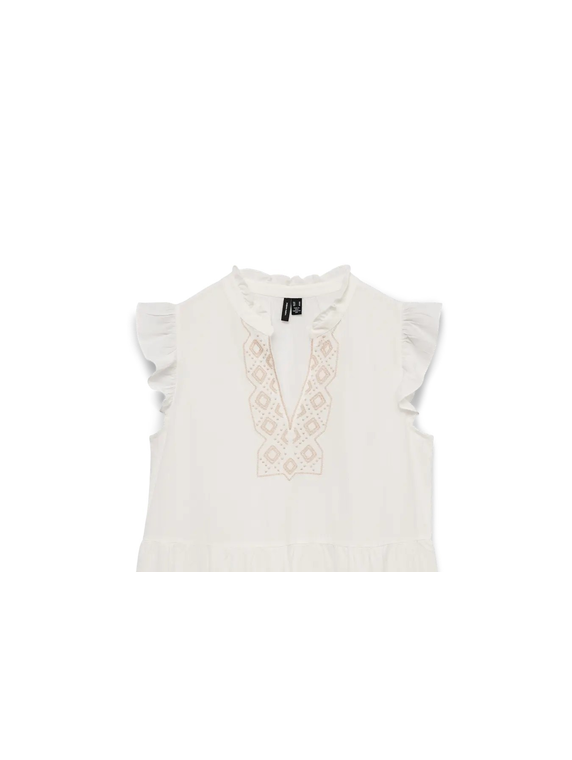 VMDICTHE EMB SHORT DRESS WVN GA