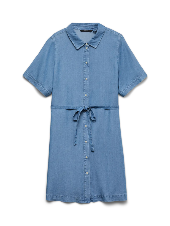 VMBREE SS SHORT TENCEL SHIRT DRESS