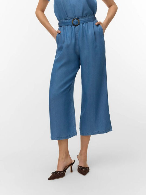 VMBREE HR TENCEL BELT CULOTTE PANTS