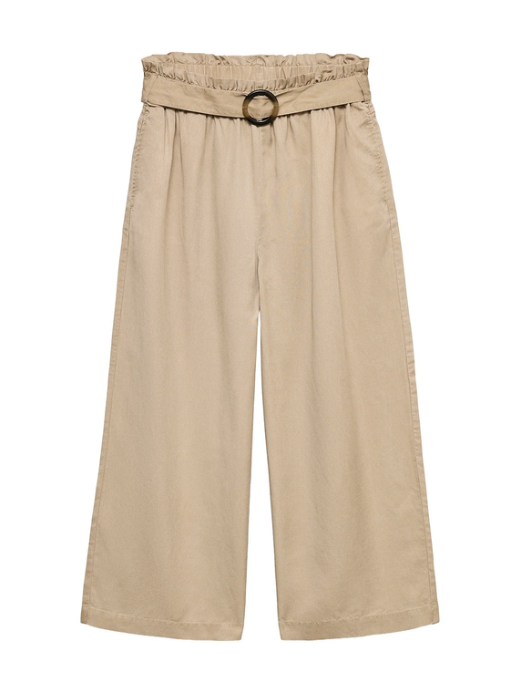 VMBREE HR TENCEL BELT CULOTTE PANTS