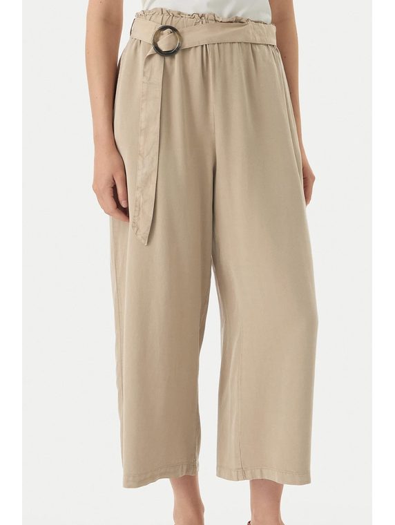 VMBREE HR TENCEL BELT CULOTTE PANTS