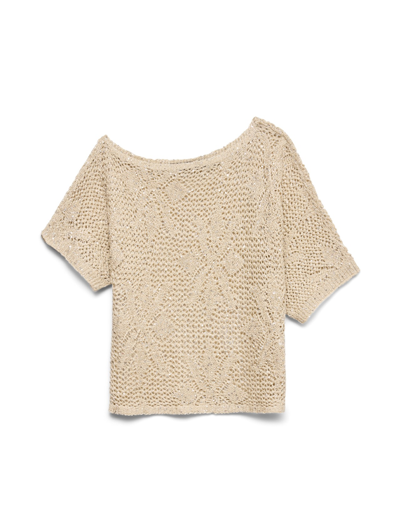 VMLEILANI FLOWER 2/4 OFF SHOULDER PULL.