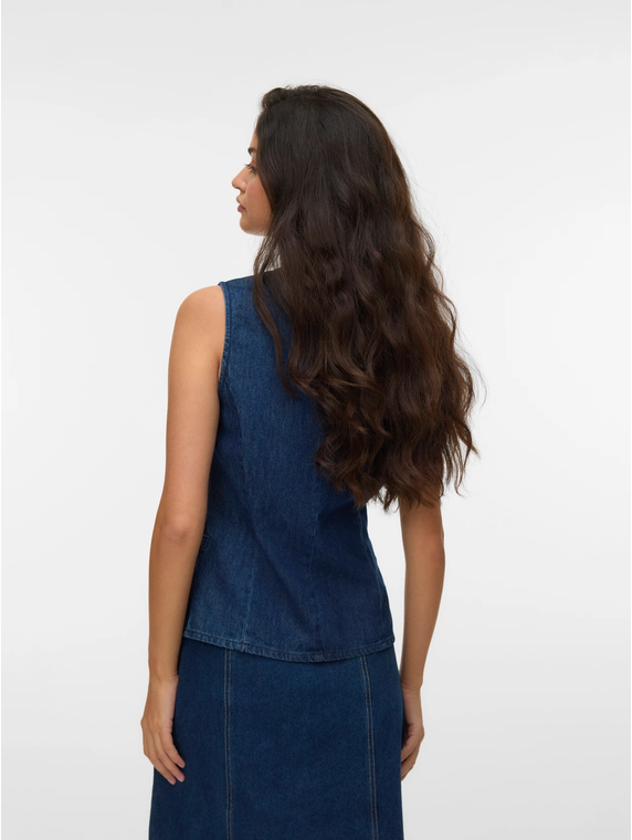 VMVITA SL DENIM WAISTCOAT YO3102