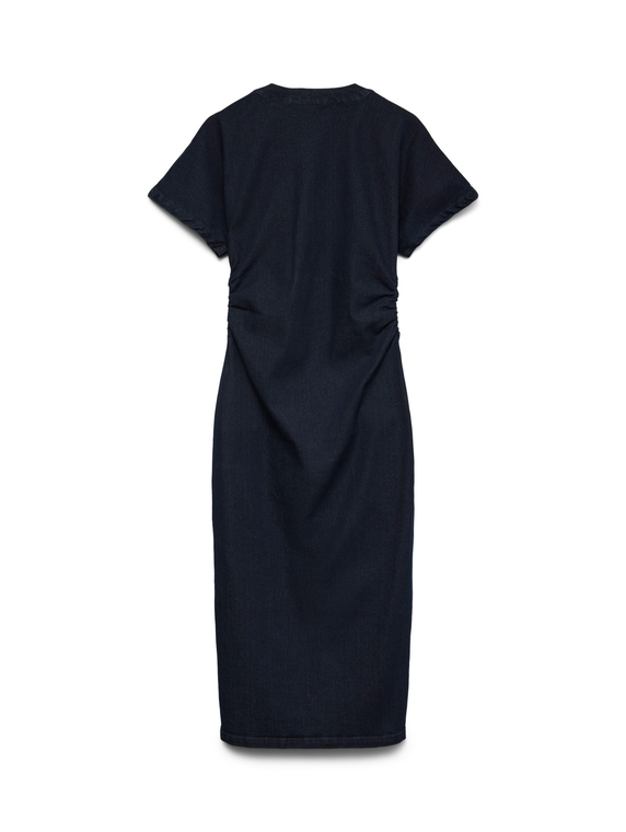 VMSANNI SS V-NECK ANK DNM DRESS YO3103