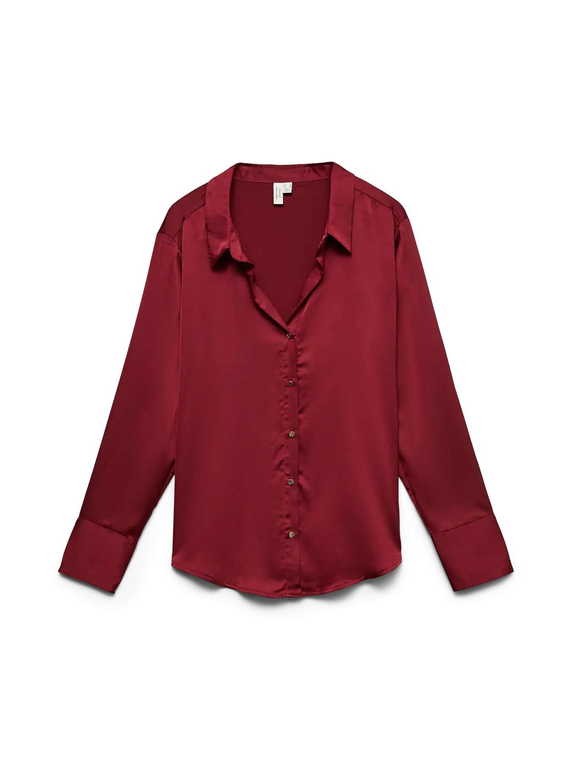 VMLUNA L/S V-NECK SHIRT WVN BTQ SP