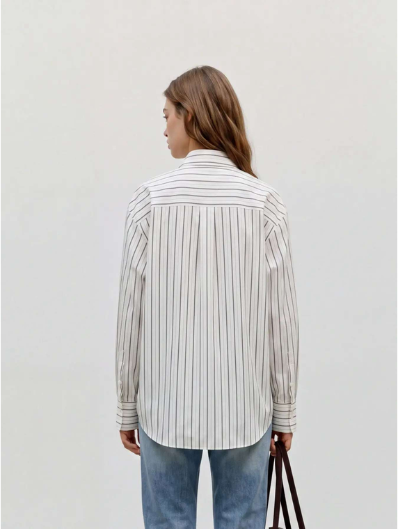 VMANYA LS LOOSE TIE SHIRT WVN