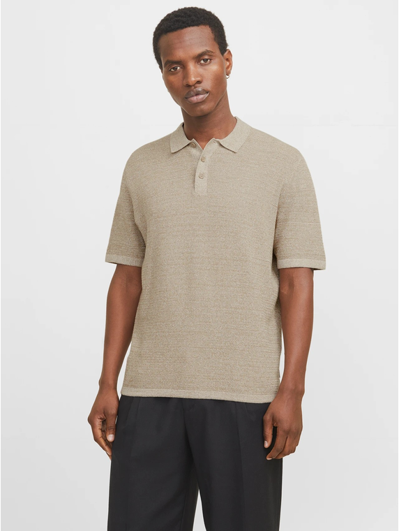 JJEGEORGE KNIT POLO SS SN