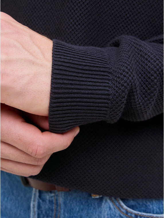 JPRBLAEASTON KNIT SPLIT NECK LS SN