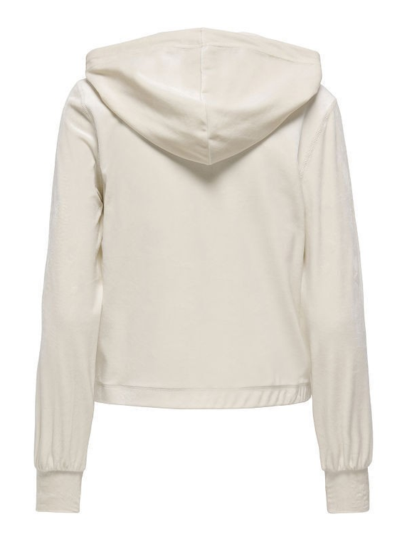ONLREBEL L/S ZIP HOOD SWT