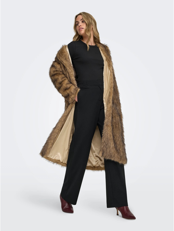 ONLDAWN LIFE LONG FAUX FUR COAT OTW