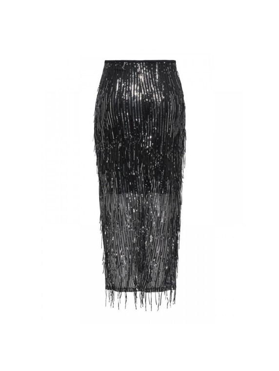 ONLSPACY HW LONG SEQUINS SKIRT WVN