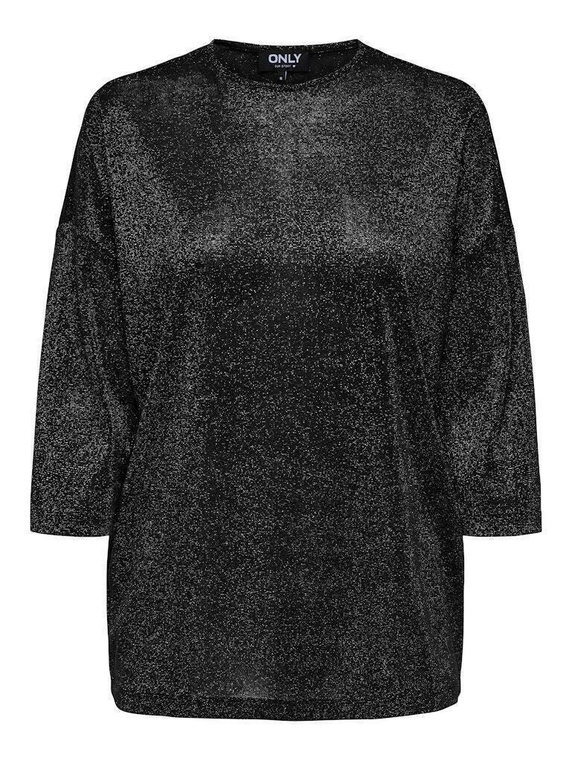 CARSILVERY GLAMOUR LUREX 3/4 TOP NOOS