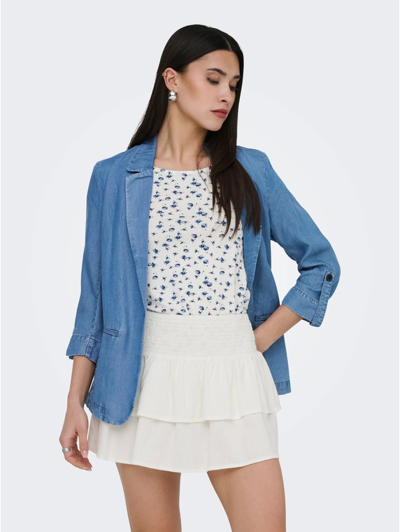 ONLCARO CHARIS 3/4 UNLINED BLAZER WVN CC