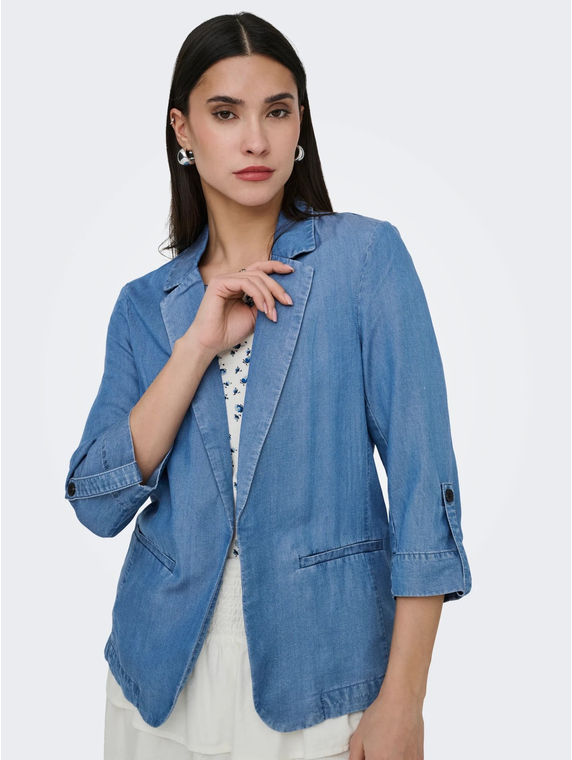 ONLCARO CHARIS 3/4 UNLINED BLAZER WVN CC