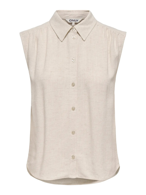 ONLSIESTA S/L LINEN BL SHIRT PNT NOOS