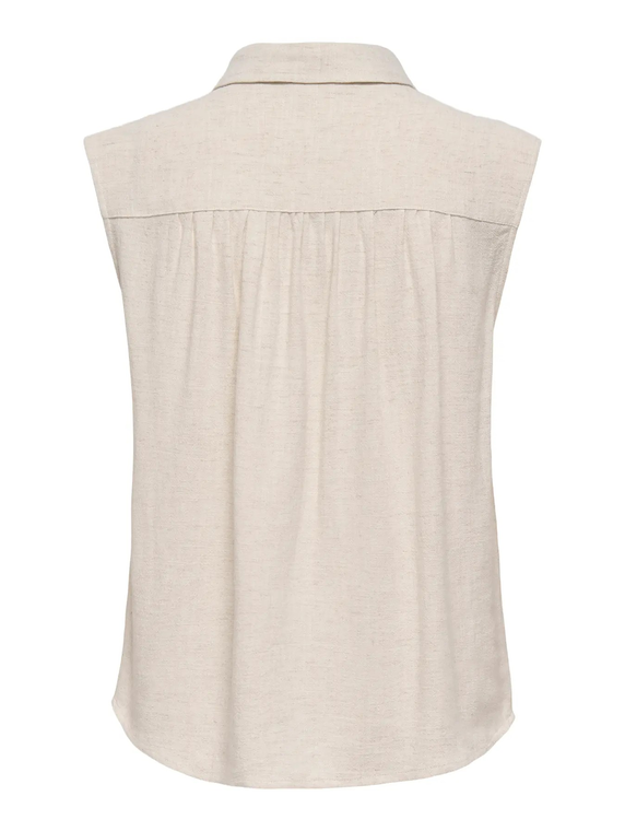 ONLSIESTA S/L LINEN BL SHIRT PNT NOOS