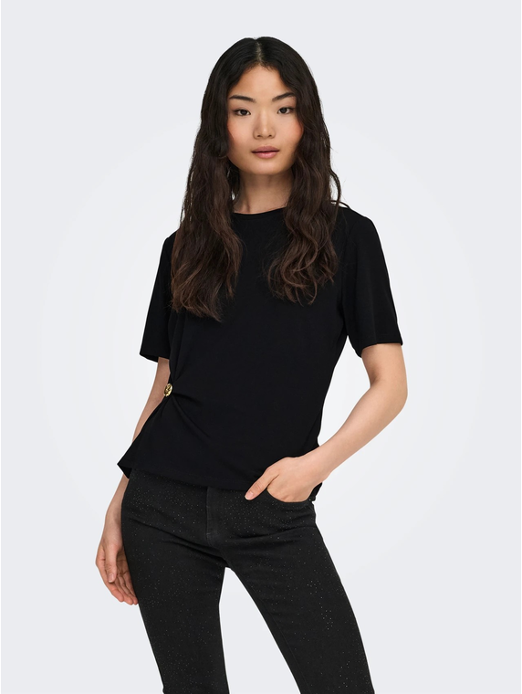 ONLELENA S/S DETAIL T-SHIRT SUD JRS