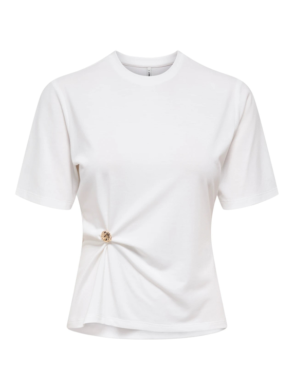 ONLELENA S/S DETAIL T-SHIRT SUD JRS
