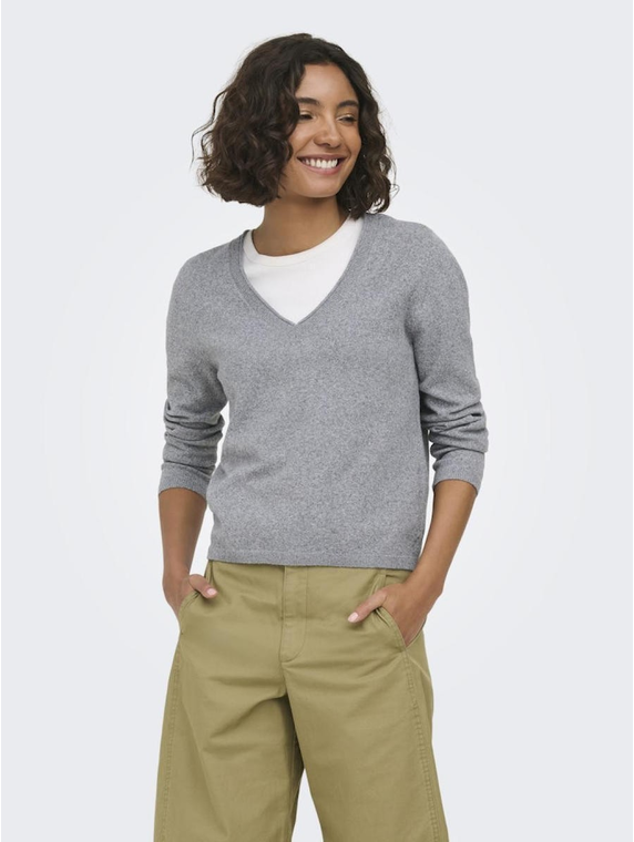 ONLLOYAL LS V-NECK PULLO KNT NOOS