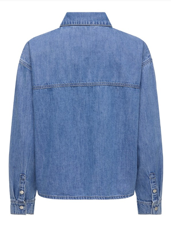 ONLALISIA LS BOW SHIRT DNM AKM