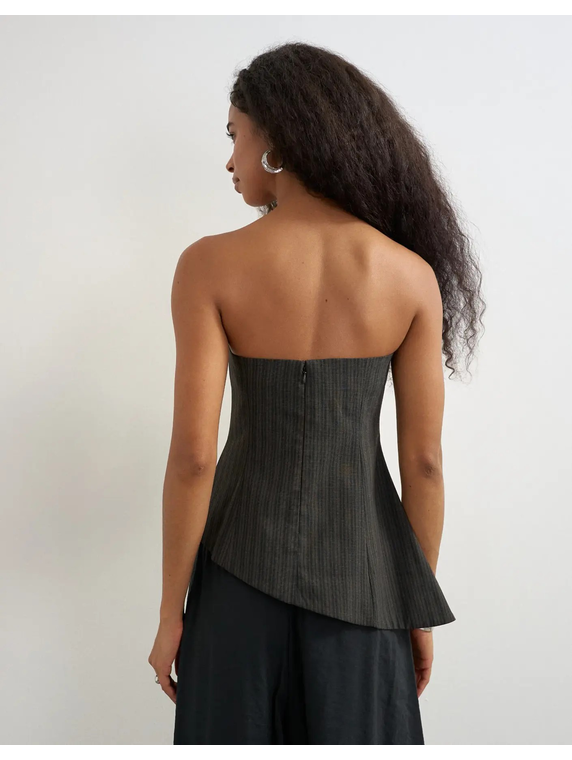 TSTASCHA ASYMMETRIC BANDEAU TOP WVN