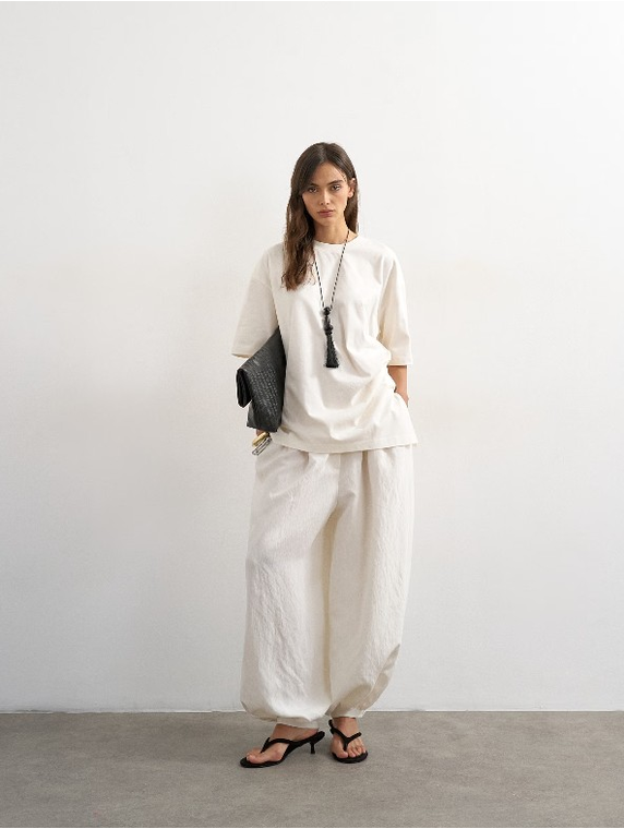 TSRIKKA OVERSIZED KNOT TEE JRS