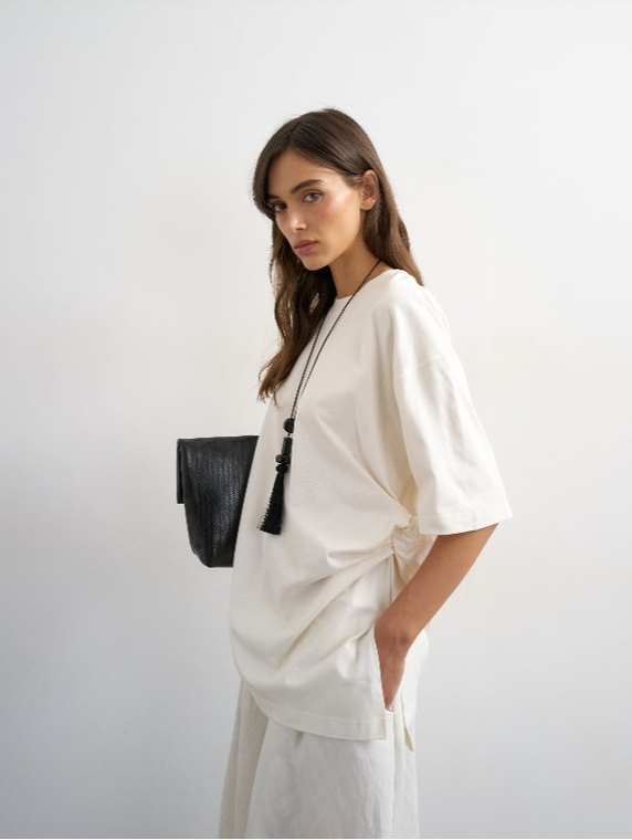 TSRIKKA OVERSIZED KNOT TEE JRS